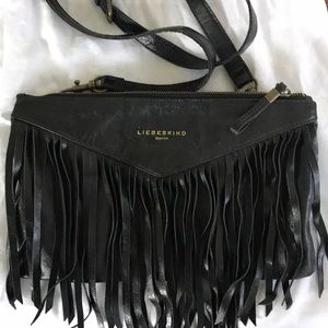 Liebeskind tassel cross body bag